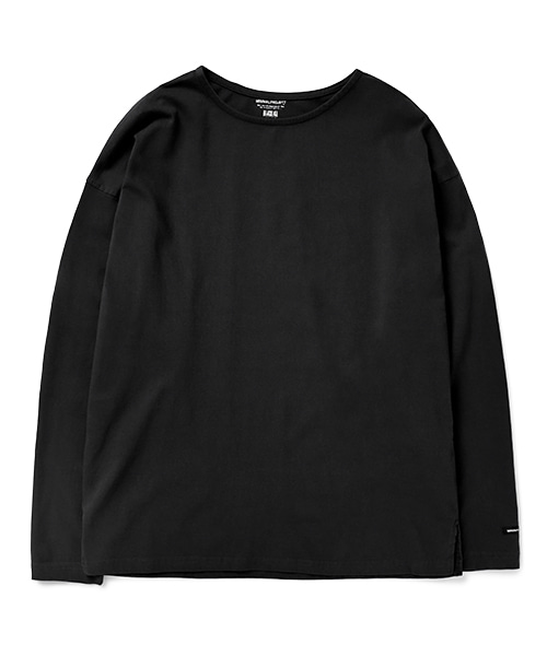 보트 넥 긴팔 티셔츠 MLT112 [BLACK]